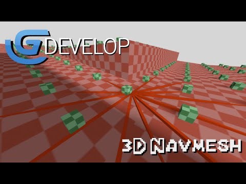 Gdevelop 3D Navmesh walkthrough