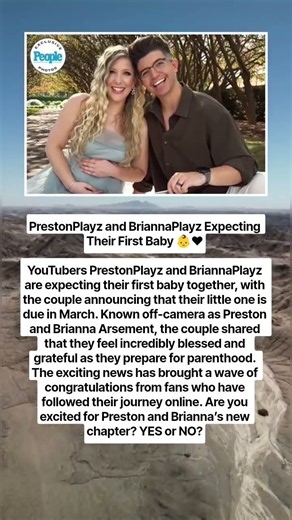 PrestonPlayz and BriannaPlayz Expecting Their First Baby 👶❤️
