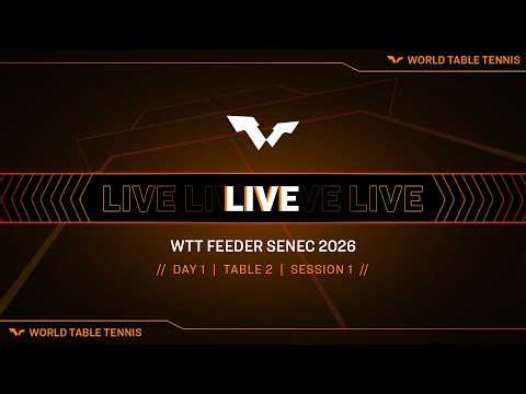 LIVE! | T2 | Day 1 | WTT Feeder Senec 2026 | Session 1