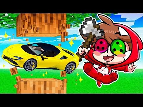 Todos los Bloques dan COCHES REALES en Minecraft a MiniRaptor