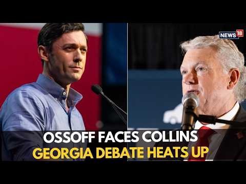 US MIDTERM POLLS LIVE: Jon Ossoff vs Mike Collins Face Off | Georgia Senate Showdown | Full Debate