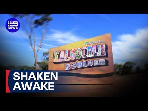 Gold mining town shaken awake by 3.4 magnitude earthquake | 9 News Australia