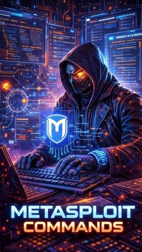 Hack Training on Instagram: "⚡ Metasploit Commands Metasploit commands are used to manage modules, configure exploits, set payloads, and control sessions within the Metasploit Framework, helping security professionals simulate real-world attacks and test system defenses in a controlled environment. #Metasploit #Pentesting #Cybersecurity #EthicalHacking #RedTeam"