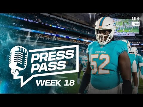 Hear from the players ahead of Week 18 | Press Pass | Miami Dolphins