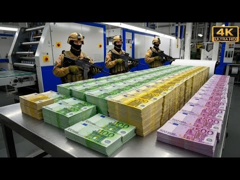 Inside Europe's Money Factory: How the Euro Is Printed and Secured (Full Process)