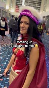 Messing up cosplayer names 🤣🥀 #anime #cosplay #animeconventions