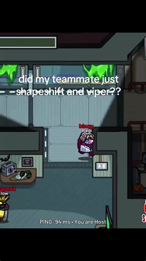 Did my teammate just shapeshift and viper in Among Us?