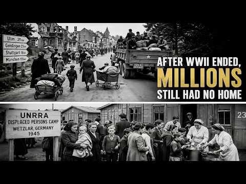 After WWII Ended, Millions Still Had No Home 1945 Refugee Footage #WWII #History #Documentary