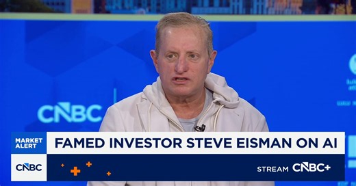 'Big Short' investor Steve Eisman on AI: The companies are trying to manufacture a crisis