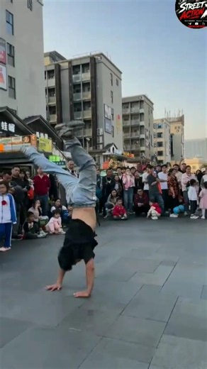 🔥 Impossible Street Handstand & Breakdance Skills 🤯 | Crowd Goes Crazy! 😱