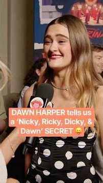 DAWN HARPER tells us a ‘Nicky, Ricky, Dicky, & Dawn’ SECRET 😝 #nickelodeon #funny #reboot