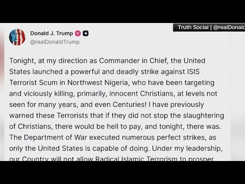 U.S. strike targets in Nigeria