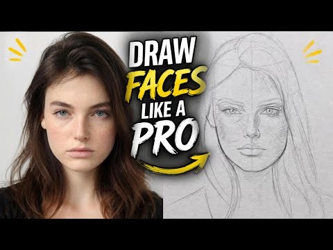 Draw Faces Like a Pro | Loomis Method Step by Step (Beginner to Advanced)