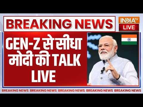 PM Modi LIVE : GEN- Z से सीधा PM मोदी की TALK LIVE | Narendra Modi Speech