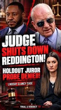 Lindsay Clancy's Lawyer SHUT DOWN! Judge Denies Holdout Juror Investigation #Court