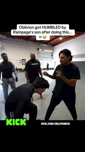 Oblivion got HUMBLED by Rampage’s son after doing this…💀😭 | #oblivion #fyp #rampagejackson