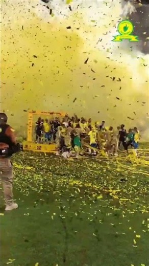 🏆MAMELODI SUNDOWNS ARE MTN8 CHMPIONS! 💛💚🔥 #shorts