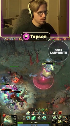 This GENIUS TOPSON's MOVE IS A PURE LUCK OR A PURE SKILL? Dota 2 #dota2 #gaming #outplay