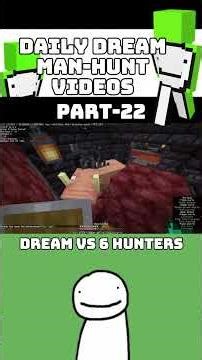 dream Minecraft speedrun vs 6 Hunters Part-17#viral #minecraft #dream #manhunt #gaming #viral