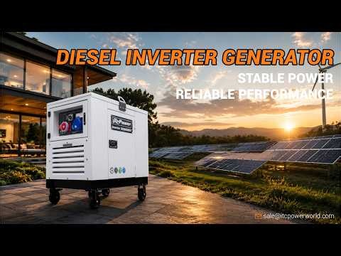 Portable 18kW Inverter Diesel Generator – Clean, Quiet & Powerful | ITCPower DG20000SEi-T