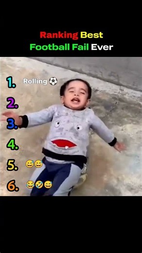 Ranking Best Football Fail Ever! ⚽🏆 #FootballFails #FunnyFootball #Ranking #funny #Shorts #football