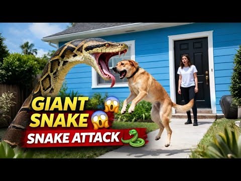 😱 GIANT PYTHON SNAKE ATTACKS NEIGHBORHOOD 🐍 | Scariest Snake Movie Scene Ever #snake 