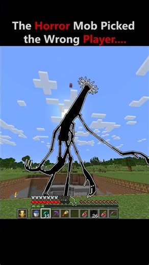 POV The Horror Mob Picked The Wrong Player #minecraft #shorts