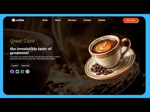 How To Create A Simple Landing Page Using HTML & CSS ONLY! Step by step Guide