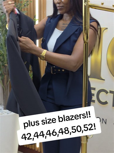 Plus Size Blazers 42–52 | Taupe Brown Plus-Size Blazer Styling