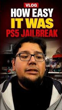 I Can't Believe How EASY the PS5 Jailbreak Was! 😳 #ps5 #ps5jailbreak #shorts