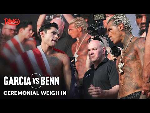 FINAL FACE OFF! Ryan Garcia vs Conor Benn | CEREMONIAL WEIGH-IN