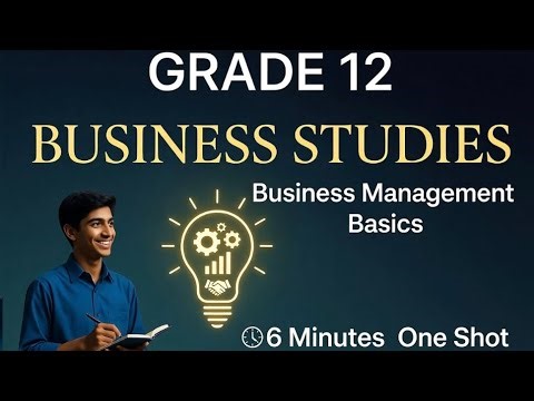 Last Minute Business Revision 📚 | One shot | 6 Min Business Study Guide| 