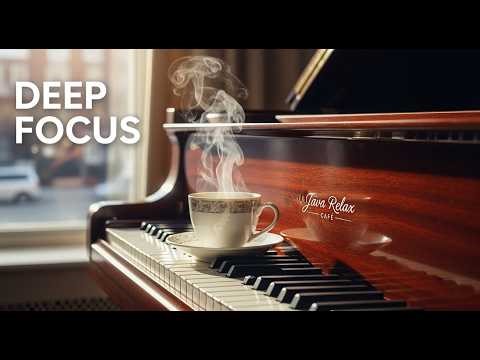 Peaceful Jazz Piano ☕ Soft Background Music for Deep Focus, Study & Work