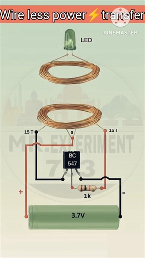 Wireless power supply circuit 😲😱😲😱#shortsfeed #trending #viralvideo #shorts #power