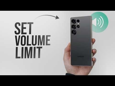How to Set Volume Limit on Android (tutorial)