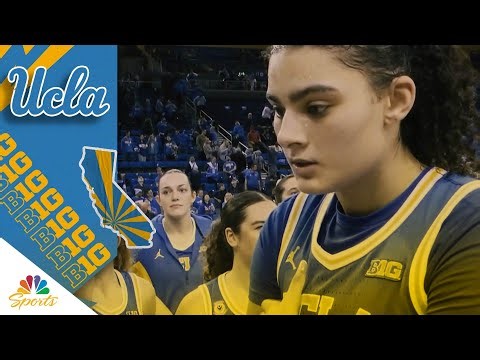 Lauren Betts explains how UCLA took down rival USC in Westwood | Big Ten on NBC Sports