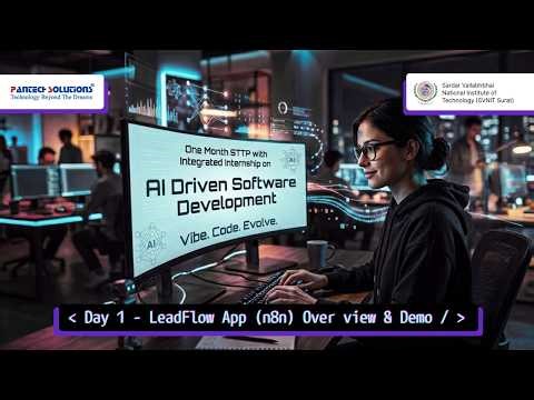 Day 2 - n8n setup + workflows introduction (SVNIT & Pantech) | LeadFlow – AI CRM Automation