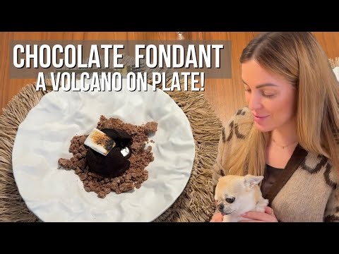 Chocolate fondant | a volcano on your plate 🌋🍫