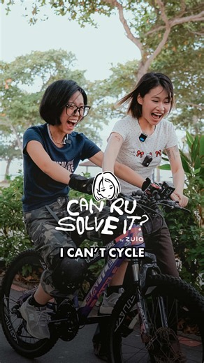 Blind leading the blind 😅 Catch “Can Ru Solve It?” every other Friday here on ZULA! #CanRuSolveIt #Cycling #BlindLeadingBlind #Funny