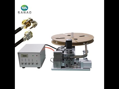 Semi-Automatic Coaxial IPEX Connector Terminal Wire Crimping Machine