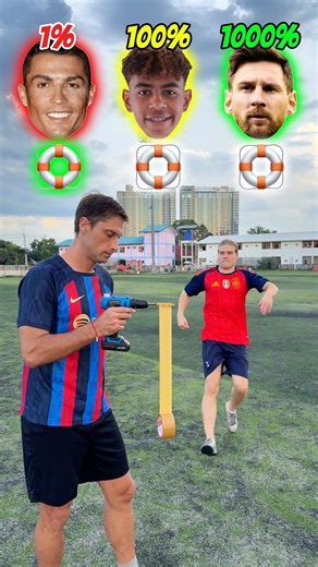 ⚽️🛟SPEED OF FOOTBALLERS VS DRILL AND DUCT TAPE | 🏆 WHO WON?!