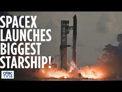 THE MOMENT! SpaceX Launches Biggest Ever Starship | Elon Musk | SpaceX Rocket Launch |  N18G