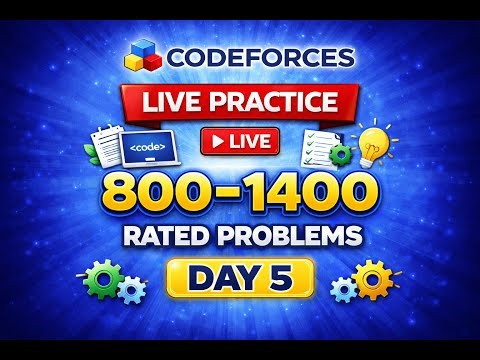 Codeforces Live Practice (800–1400 Rated Problems)