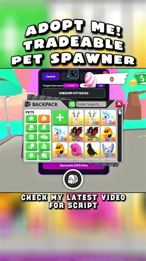 NEW UPDATE SCRIPT IN ADOPT ME! | CHECK MY LATEST VIDEO FOR SCRIPT #adoptme #adoptmescript #roblox