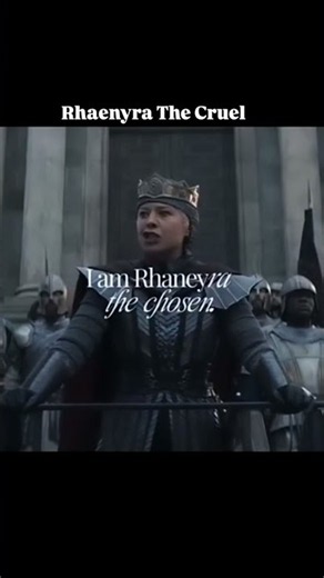 Rhaenyra, the cruel queen who fought for her crown with fire and blood! 🐉👑 #HOTD #Targaryen