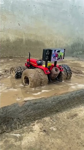 Handmade Swaraj Tractor Mud Off-road #tractor #viralvideo #engine #tractor #motor