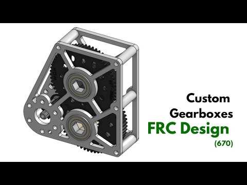 How to design custom gearboxes for FRC