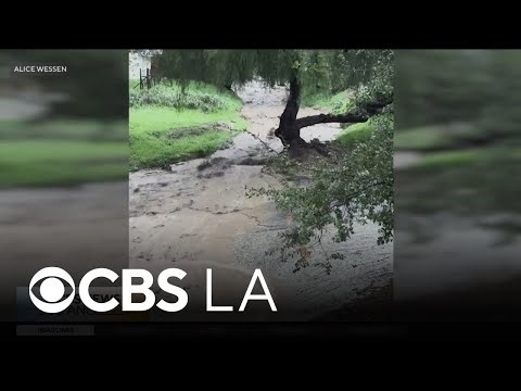 New Year's storm leaves muddy mess across Los Angeles County