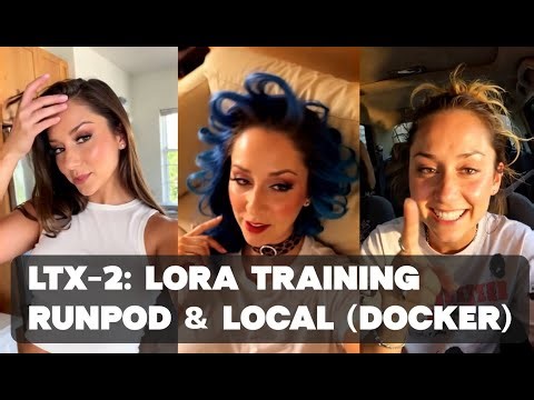 LTX-2: LoRA Training (Runpod template and Local docker)