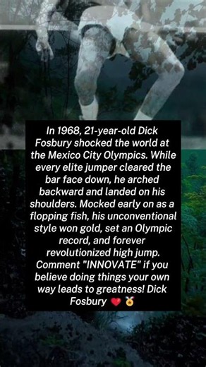 Dick Fosbury: The Man Who Changed High Jump Forever 🏅 | Inspirational Story 🌟✨